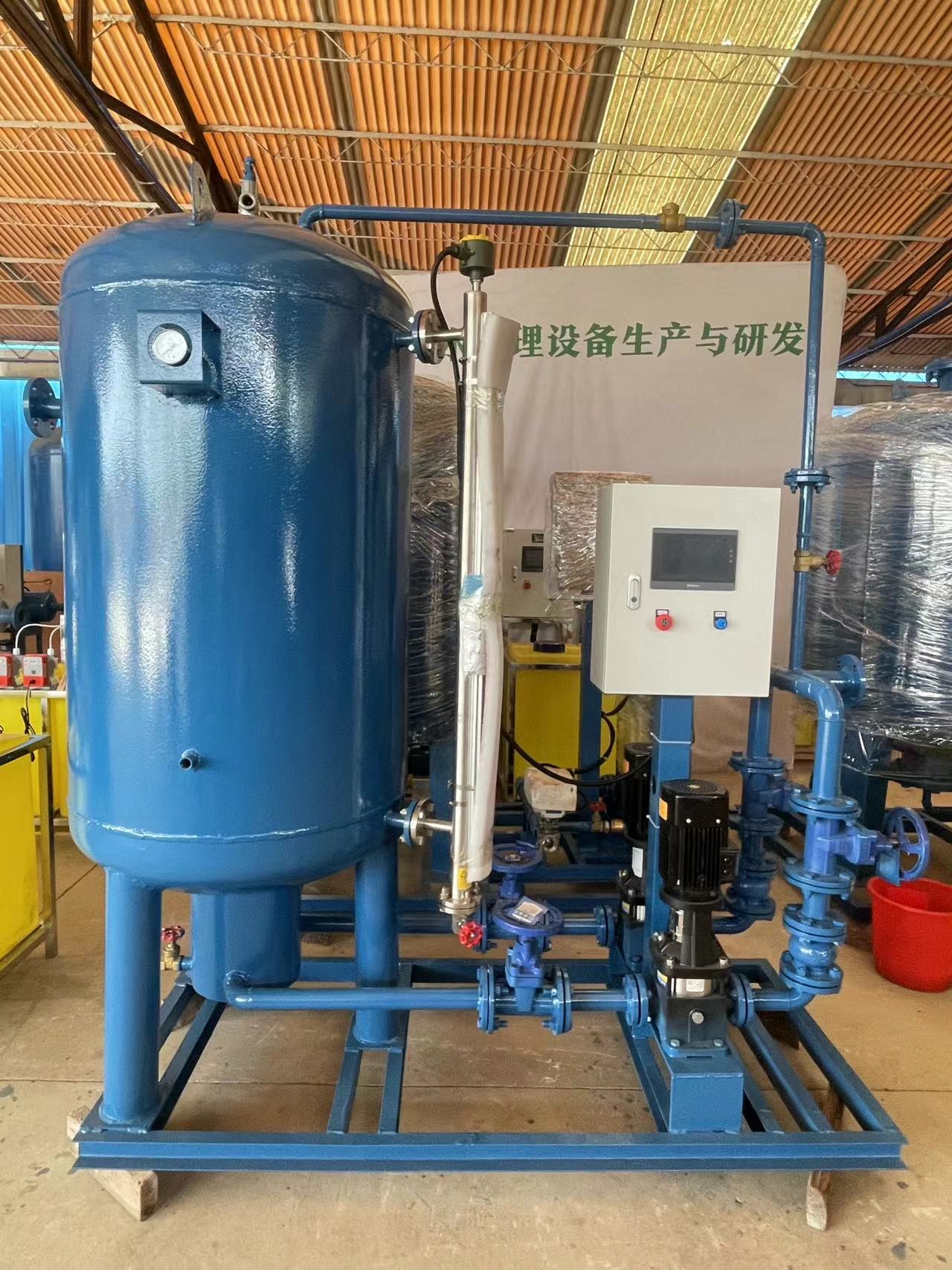 美疌锅炉蒸汽凝结水回收装置介绍、工作原理及使用效果
